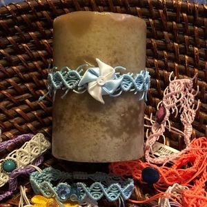 Candle decor lace wreath adjustable NEW